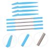 Beaupretty 8pcs Facial Hair Removal and Eyebrow Trimmer Set Precision Eyebrow Razors with Safety Covers for Women Painless Facial Hair Removal Tool view 3
