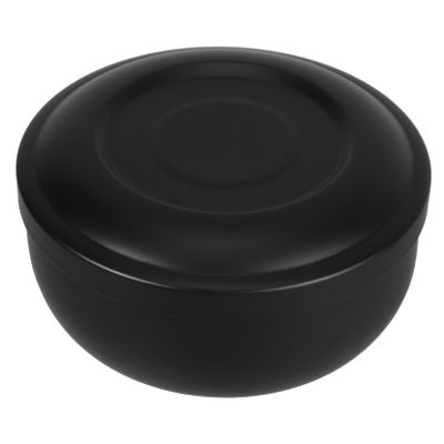 HOLIDYOYO Stainless Steel Shaving Bowl with Lid Men's Shaving Soap Holder Elegant Design for Efficient Lathering and Brush Drying Retro Bathroom Decor