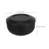 HOLIDYOYO Stainless Steel Shaving Bowl with Lid Men's Shaving Soap Holder Elegant Design for Efficient Lathering and Brush Drying Retro Bathroom Decor view 2