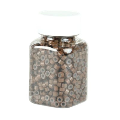 BESTYASH 500pcs Silicone Hair Extension Rings Braiding Beads Fashionable Rings for Men Women Locs