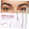Beaupretty 1set Complete Eyebrow Kit Razor Scissors Trimmer for Precise Shaping Comfortable Grip Travel-Friendly for Levels view 2
