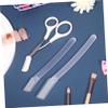 Beaupretty 1set Complete Eyebrow Kit Razor Scissors Trimmer for Precise Shaping Comfortable Grip Travel-Friendly for Levels view 3