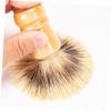 SAFIGLE 2pcs Handle Shaving Brush Durable Salon Shave Brush for Father Day Men for Home and Travel Use view 3