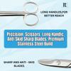 Toenail Scissors Stainless Steel Precise Cutting of thick Nail Scissor Heavy Duty for Manicure & Pedicure Scissors Made in Germany for Ingrown Toenails Grooming Scissor for Men & Women. view 2