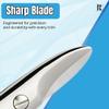 Toenail Scissors Stainless Steel Precise Cutting of thick Nail Scissor Heavy Duty for Manicure & Pedicure Scissors Made in Germany for Ingrown Toenails Grooming Scissor for Men & Women. view 3