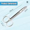 Toenail Scissors Stainless Steel Precise Cutting of thick Nail Scissor Heavy Duty for Manicure & Pedicure Scissors Made in Germany for Ingrown Toenails Grooming Scissor for Men & Women. view 4