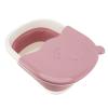 Collapsible Foot Bath Basin for Kids Foot Soak Tub with Massage Acupoint Multifunction Collapsible Feeting Soak Tub (Roseate) view 4