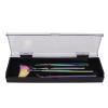 4PCS Eyelash Extension Tweezers Mirror Set, Stainless Steel Tools with Rotatable Slip Handles, HD Fog Mirror, Detachable for Eyelash Artists (Multicolor) view 1