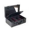 CGTENBS Travel Makeup Artist Beauty Nail Suitcase Organizer with Cosmetics Organizer Makeup Case(Gray) view 3