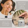 100% Grass Fed Beef Tallow For Face & Skin - All Natural Tallow Face Cream - Whipped Moisturizer Lotion - Made in USA - 100% Organic Essential Oils - Lrg 4 Fl Oz - For Sensitive Skin - (Unscented) view 3