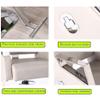 Adjustable Barber Chair,Barber Chair Reclining Salon Chair for Salons and Modern Styling Chair Adjustable Barber Chair for Professional Haircuts,White,A view 3
