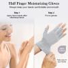 MIG4U 3 Pairs Fingerless Moisturizing Gloves, Half Finger Touchscreen Beauty Glove for SPA, Eczema, Dry Hands, Skin Treatment, Summer Sun UV Protection (L/XL, Gray-3pairs) view 2
