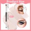 2pcs Eyeshadow Brush Eye Makeup Brush Smudge Brushes 2 in 1 Eyeshadow Double Ended Brushes Blending Small Soft Firm Pointed Foundation Applicator for Concealer Eyebrows Eyeliner view 2