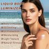 LZXLUKGIR Body Glow Oil,SPF 45 Broad Spectrum,Glow Shimmer Sunscreen,Moisturizing Body Shimmer Oil,Lightweight Non-Sticky,Absorbs Quickly,Glowing Results,02 Diamond Platinum view 3