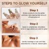 LZXLUKGIR Body Glow Oil,SPF 45 Broad Spectrum,Glow Shimmer Sunscreen,Moisturizing Body Shimmer Oil,Lightweight Non-Sticky,Absorbs Quickly,Glowing Results,02 Diamond Platinum view 4