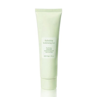Purifying Exfoliating Gel - Green Tea Gentle Exfoliate Deep Cleansing, Exfoliating Gel for Face Moisturizing, Facial Scrub for All Skin Types, Cleans Dirt & Oils Skin Care (Green, 1Pcs)