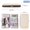 GGGUOJINN 15 Pieces Manicure Set Nail Clippers Pedicure Stainless Steel Cutter Scissor Household Kit Professional (Color : B) (A) view 2