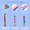 GGGUOJINN 15 Pieces Manicure Set Nail Clippers Pedicure Stainless Steel Cutter Scissor Household Kit Professional (Color : B) (A) view 3