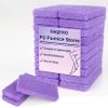 RAQEHO 20 Small Pumice Stone for Feet - 3.6 X 1.8 X 0.47 Inch Purple Foot Pumice Stone Foot Filer Pedicura Scrubber for Callus Removal Foot Care Spa Productos for Dark Elbows Hard Skin Exfoliating view 1
