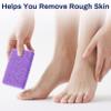 RAQEHO 20 Small Pumice Stone for Feet - 3.6 X 1.8 X 0.47 Inch Purple Foot Pumice Stone Foot Filer Pedicura Scrubber for Callus Removal Foot Care Spa Productos for Dark Elbows Hard Skin Exfoliating view 4