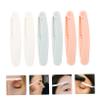 Healvian Portable Foldable Eyebrow Trimmer Knife Set 6pcs Women's Facial Razor Kit Compact Grooming Tool for Eyebrow Shaping and Hair Removal Random Color view 3