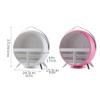 360 Rotating Makeup Organizer, Multi-Layer Cosmetic Storage Box, Waterproof Skincare & Jewelry Display Case, Portable Storage for Bathroom, Bedroom - White view 2