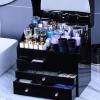 4-Layer Desktop Makeup Organizer with Drawers, Acrylic Cosmetic Storage Box for Skin Care & Beauty, Large Capacity Dressing Table Organizer view 3