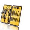 12-in-1 Manicure Pedicure Kit | Professional Stainless Steel Nail Cutter Set with Luxury Travel Case | Grooming Tools for Facial Care, Nail Care, Foot Care view 1