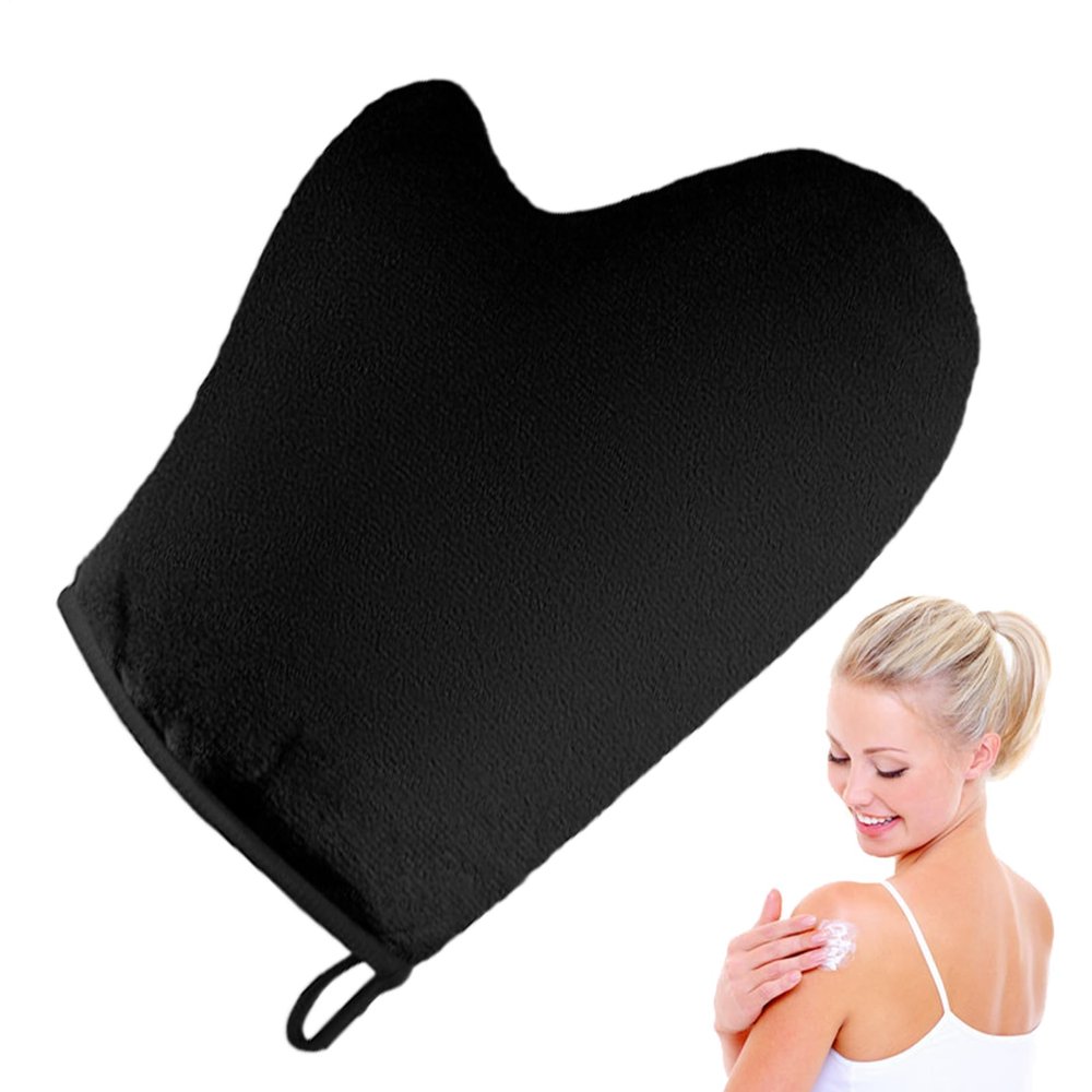 Tanning Glove, Lotion Mitt, Reusable Machine Washable Applicator with Thumb, Ultra-Soft Tool for Women, Men, Ideal for Lotions, Mousse, Face, and Body Application