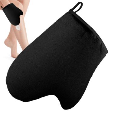 2pcs Tanning Mitt, Velvet Tanning Glove, Reusable Fake Tan Mitt, Washable Self-Tan Lotion Applicator For Body