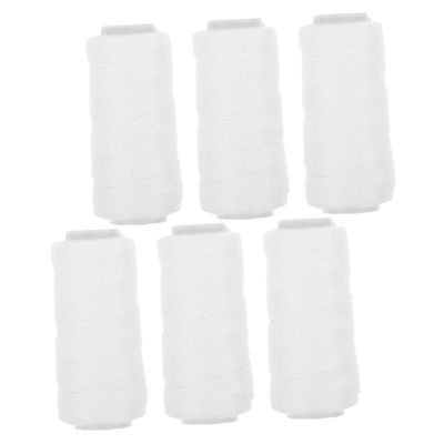PENIKOKO 6rolls Cotton Thread for Facial Hair Removal Soft and Hair Threading Tools for Women