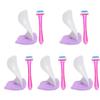 FRCOLOR 5sets Women Hair Shaving Tool Precision Trimmer Stencil for Bikini Area and Easy to Use Hair Removal Shaver for Beginners and view 1