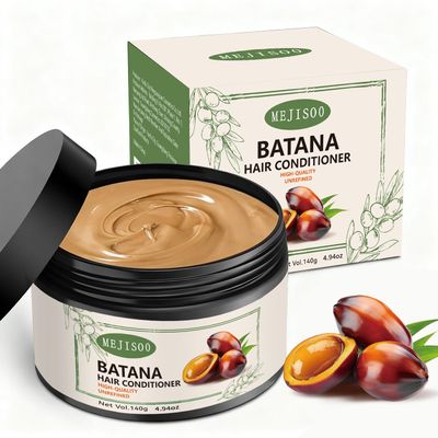 Batana Oil Conditioner for Dry Damaged Hair, Hydrating & Repairing Hair Treatment with Organic Batana Oil, Sulfate Free & Paraben Free, Smoothing, Detangling, Color Safe, 4.94 fl oz