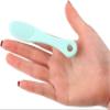 2Pcs Green and Pink Silicone Face Cleaner Blackhead Remover Brush Cleanser Nose Pore Finger Scruber Tool for Gently and Effectively Cleaning Facial Skin Cleaner Massage view 3