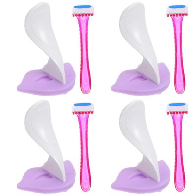 Beaupretty 4sets Women Shaving Stencil and Hair Trimmer Tool for Personal Grooming Includes Multiple Shaping Templates for Intimate Hair Removal Safe and User-Friendly Design