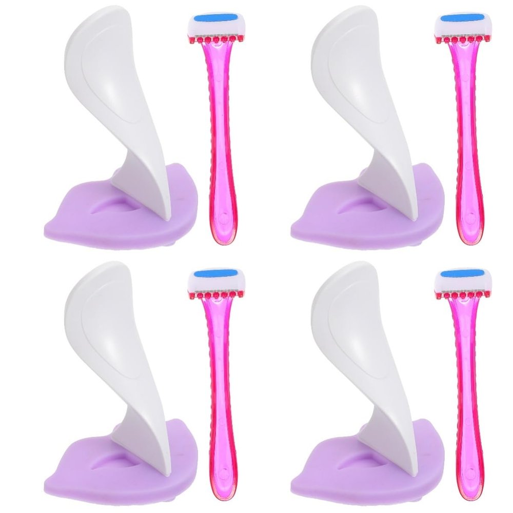 Beaupretty 4sets Women Shaving Stencil and Hair Trimmer Tool for Personal Grooming Includes Multiple Shaping Templates for Intimate Hair Removal Safe and User-Friendly Design