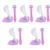 Beaupretty 5sets Female Shaver Stencil Trimming Tool for Intimate Grooming Design for Safe Hair Bikini Area Easy to Use Hair Trimming for Women view 1