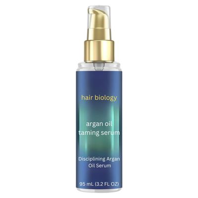 Biology Argan Oil Hair Serum with Biotin, For Dull Frizzy Dry Hair, 3.2 fl oz