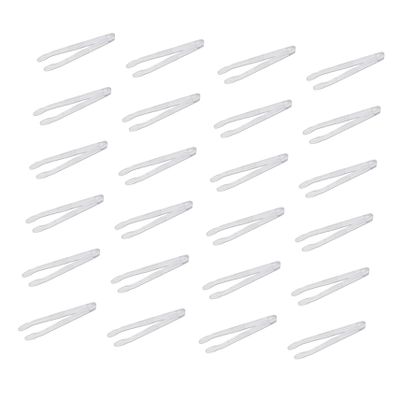 BESTYASH 50pcs Plastic Eyelash Extension Tweezers Kit Precision Makeup Applicator for False Eyelashes for Makeup Artists and Beauty Enthusiasts