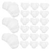 POPETPOP 50pcs Disposable Travel Underwear for Women Comfortable Mesh Briefs Lightweight Elastic Waist Design for Spa Sauna and Postpartum Use Easy to Carry White view 1