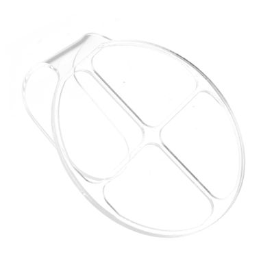 GALPADA Acrylic Makeup Mixing Palette Handheld Four-compartment Mixing Tool for Nail Art and Manicure Lightweight and Portable Easy to Clean for Applications