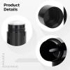 10-Pack Black Twist-Up Deodorant Tubes, 2.65 Oz Oval Shaped Empty Bottles With Caps, Perfect For Diy Cosmetics view 4