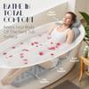 Full Body Bath Pillow for Bathtub, Thick Bathtub Cushion with Laundry Bag, Luxury Tub Pillow for Bath for Headrest Neck and Back Support Gray 60" x 16" view 3