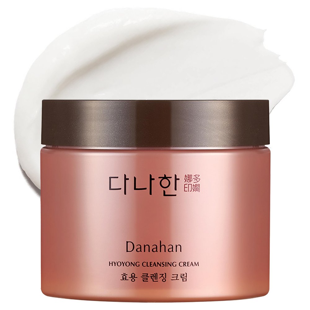 Danahan Hyoyong Korean Traditional Herbal Fermented Cleansing Cream Gentle Makeup Remover Intensive Moisturizing with Botanical Extracts, Lecithin - Enhances Skin Energy, 9.47 oz.