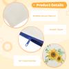 50 Pack DIY Blank Canvas Zipper Pouches, 8.1 X 4.7 in Makeup, Travel, and Craft Bags view 4