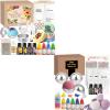 JUYRLE Bath Bomb Making Kit- 79Pcs DIY Bath Bomb Kit for Aldult, Kids, Make Your Own Shower Bombs, Spa Craft Kits with Bath Bomb Press, Molds, Bath & Bathing Making Supplies Gifts for Mom Women view 1