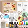 JUYRLE Bath Bomb Making Kit- 79Pcs DIY Bath Bomb Kit for Aldult, Kids, Make Your Own Shower Bombs, Spa Craft Kits with Bath Bomb Press, Molds, Bath & Bathing Making Supplies Gifts for Mom Women view 4