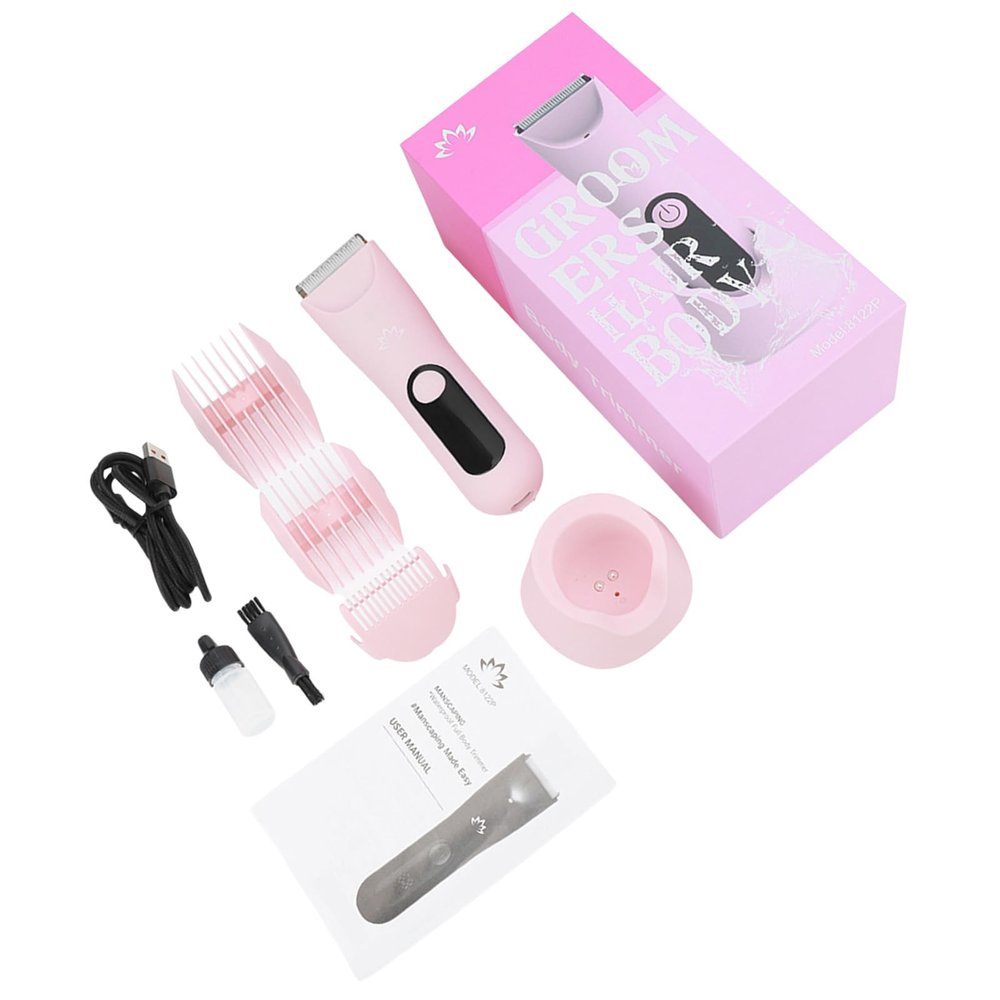 Wet and Dry Hair Remover with Interchangeable Ceramic USB Charging Stand Water Wet and Dry Shaver