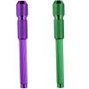 2 Pcs Empty Tattoo Markers Tattoo Pen Shells for Stencil Pen Outline Supply,Safe for Skin, Precision Design (Green Purple) view 1