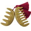 Wooden Hair Combs Sandalwood Whole Wood Five Teeth Meridian Comb Massage Scalp for All Hair Types(2) view 3